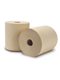 ROLL TOWELL 8" X 800' NAT 6/CS