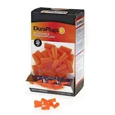 DURAPLUGS EARPLUS UNCORDED 200/BOX,NRR 32