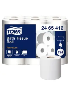 TORK PREMIUM BATH TISSUE,2-PLY EXTRA-SOFT,450-SHEETS PER ROLL  80/ROLLS PER CASE