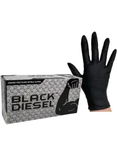 G-GRIP BLK. NITRIL GLOVE MED. PALM COATED